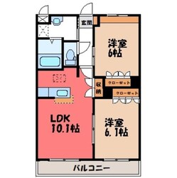 レジアス ガーデンの物件間取画像